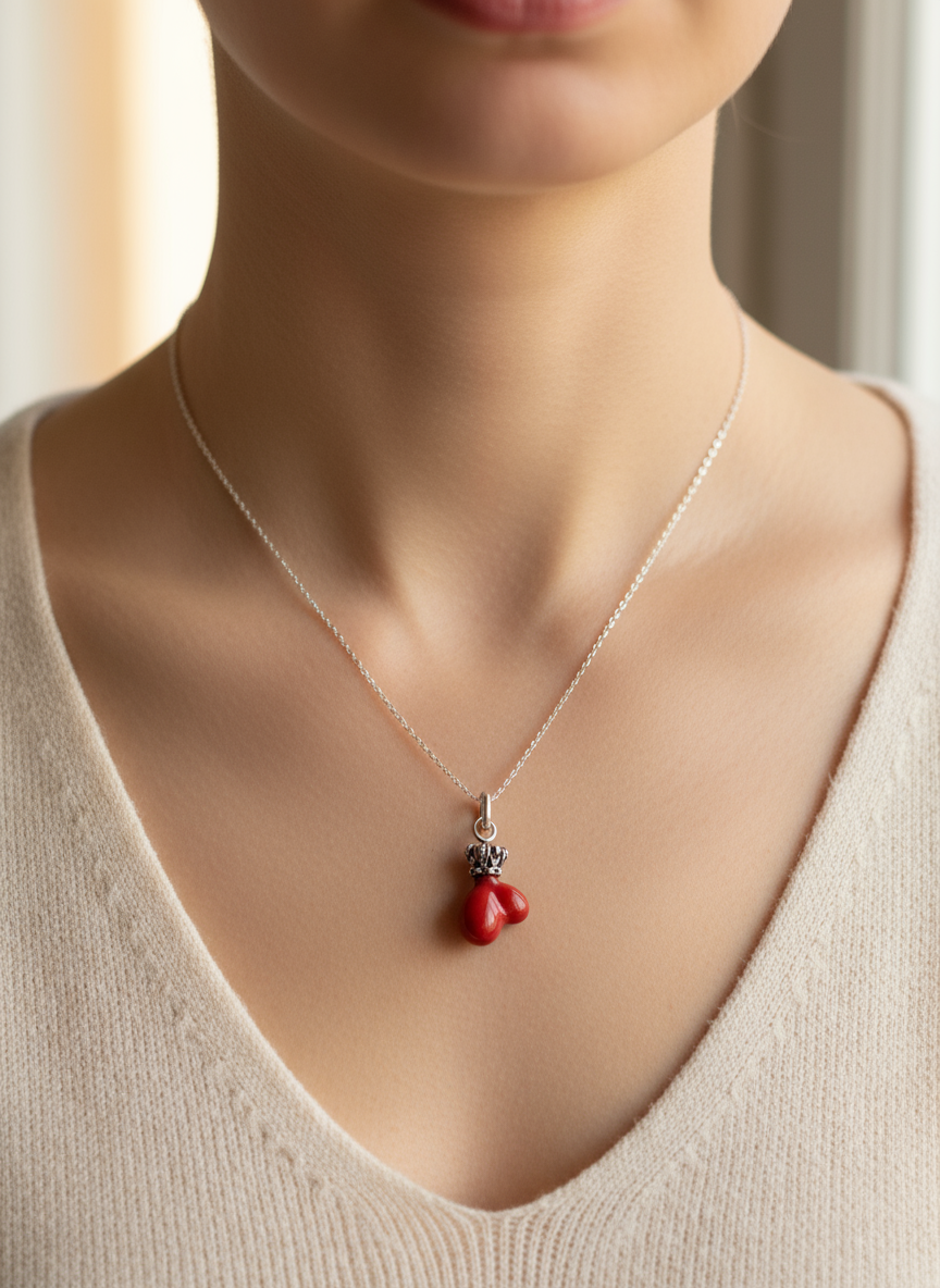 WALLERA CHARM ARGENTO ciondolo gioiello portafortuna