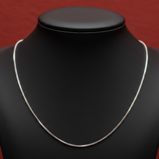 Collana veneziana sottile in argento 925
