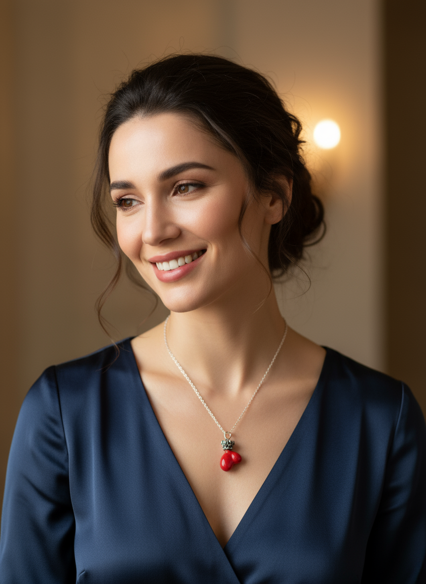 WALLERA CHARM ARGENTO ciondolo gioiello portafortuna